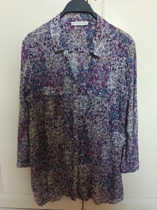 Camisa Mujer Estampado Floral Armand Thiery