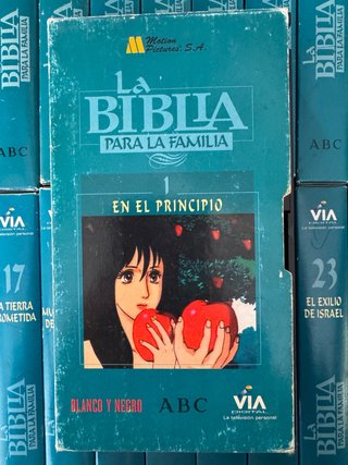 Colección 26 VHS La Biblia para la Familia