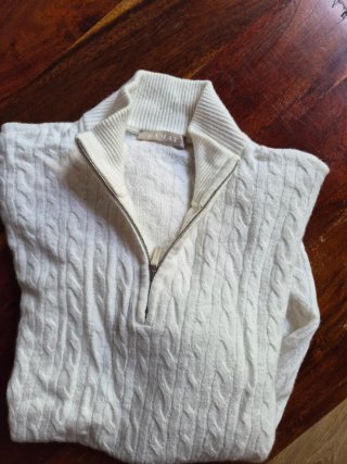 Jersey Damat Lana y Cashmere Cremallera
