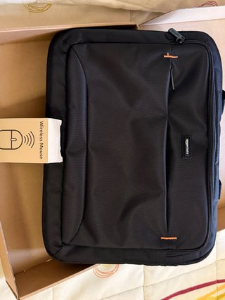 Maletín para Portátil Amazon Basics Negro