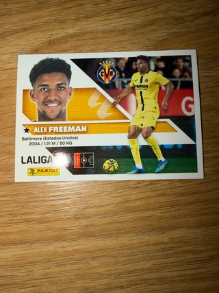 Cromo Alex Freeman (Villarreal) Panini 26/27