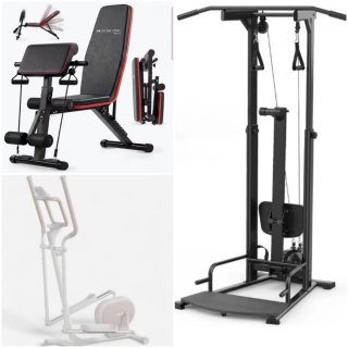 Pack de 3 máquinas de gym (también por separado)