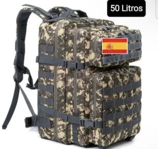Mochila Táctica Militar 50L MOLLE