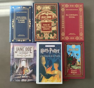Pack 6 Libros Harry Potter, Julio Verne..
