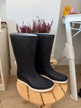 Botas de agua Tribord negras talla 38