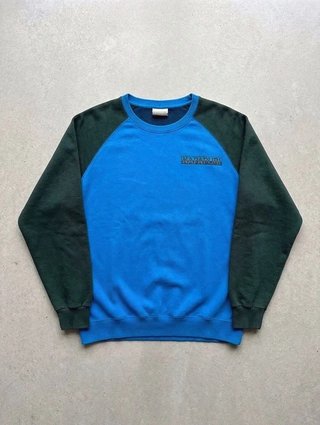 Jersey Napapijri Premium Azul y Gris Bordado...