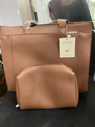 Set Cartera y Neceser Yanbal Mocca Go