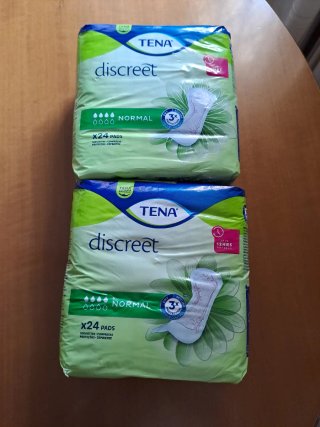 2 Paquetes de Compresas TENA Discreet Normal