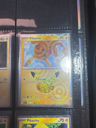 Carta Pokémon Pikachu 04/30 25 Aniversario