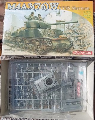 Maqueta Dragon M4A3(76)W VVSS Sherman 1:72