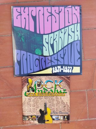 Lote LP Expresión y Libro Rock Andaluz