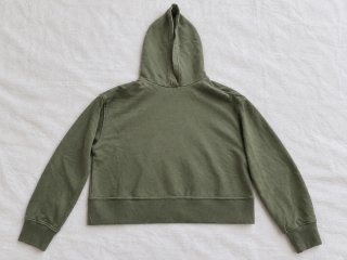 Sudadera Cropped Zara Verde Caqui