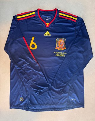 Camiseta España Mundial 2010 Iniesta