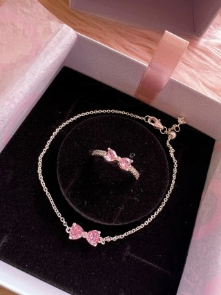 Set Pandora Lazo Rosa
