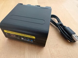 Batería Probty NP-F 10800mAh con USB