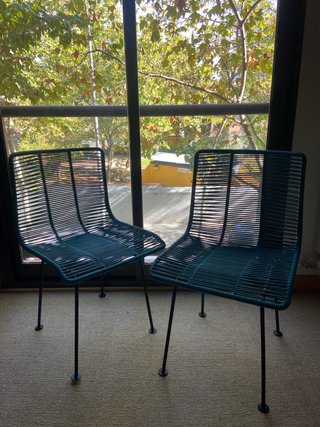 Set de 2 Sillas de Ratán