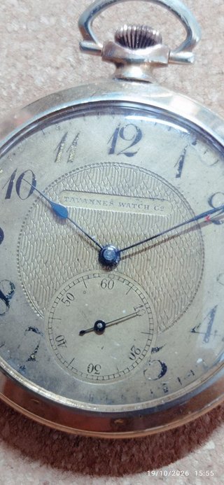 Orologio da tasca vintage Tavannes Watch Co.