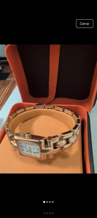 Reloj Kronos baño oro 10:micras.