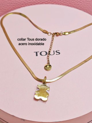 Collar Tous de Acero Inoxidable Dorado