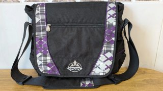 Bolso Bandolera para ordenador Vaude Negro y Morad