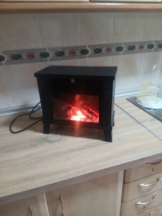 Calefactor Eléctrico Estilo Chimenea