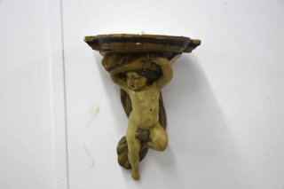 Ménsula peana angelito de escayola
