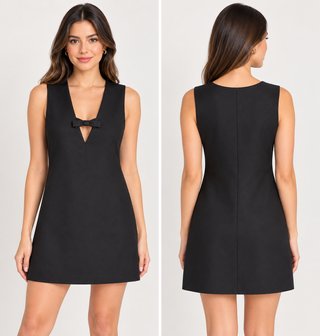 Vestido Negro H&M Talla M