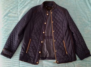 Cazadora acolchada Antea azul oscuro Talla 44