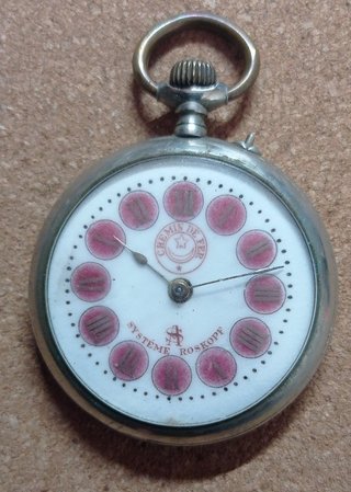 Orologio da tasca vintage Système Roskopf