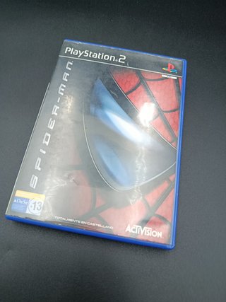 Spider-Man PS2, caja y manual