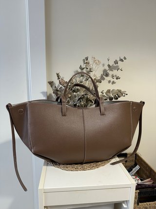Bolso Polène Cyme Marrón