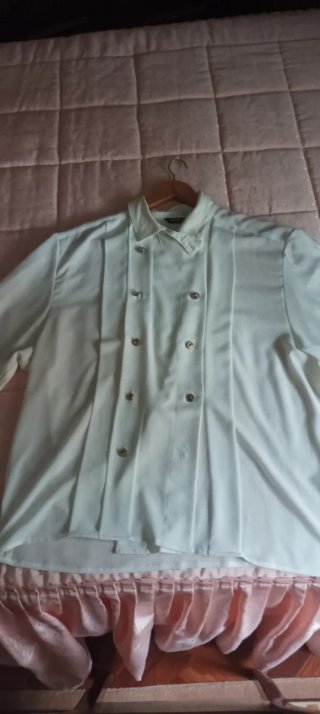 Camisa Blanca de Manga Larga