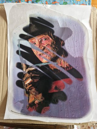 Adhesivo para cristales Freddy Krueger