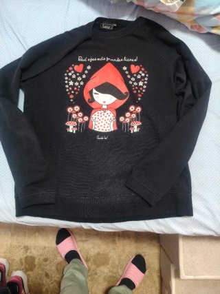Sudadera Anabel Lee Negra