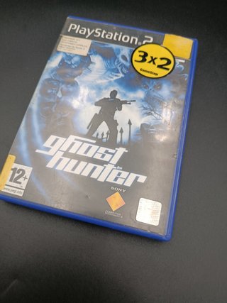 Ghosthunter PS2, caja y disco