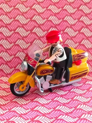 Moto Playmobil con Figura