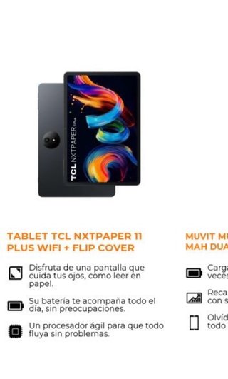 Tablet TCL NXTPAPER 11 WiFi + Funda