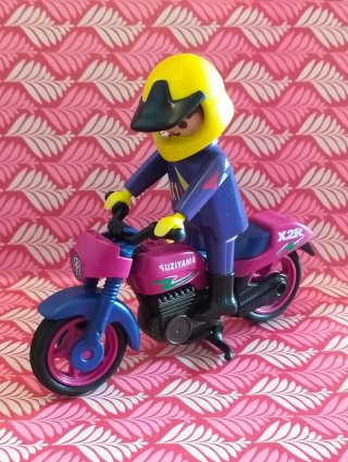 Moto Playmobil con Figura