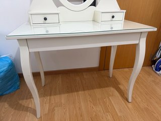 Tocador de Maquillaje Blanco