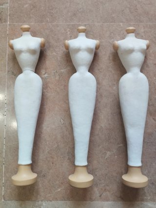 3 MANIQUÍES TAMAÑO BARBIE