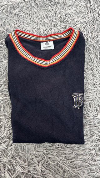 Suéter de manga corta Burberry