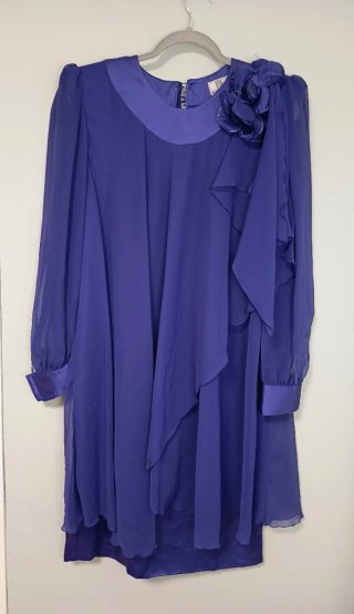 Vestido de fiesta morado