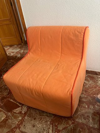 Sillón cama naranja