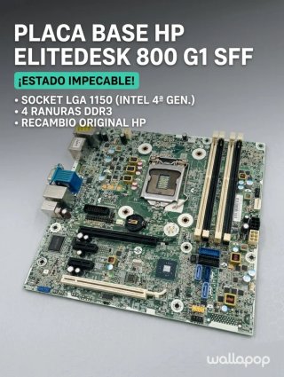 Placa Base HP EliteDesk 800 G1 SFF LGA 1150 DDR3