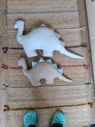 Set de 2 Cojines Infantiles Dinosaurios
