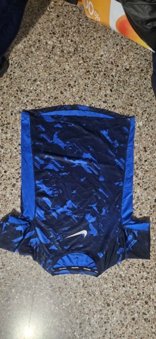 Camiseta Nike Pro Azul de niño talla m