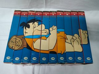 Lote 10 Películas VHS Los Picapiedra