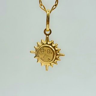 Colgante de Oro 18K, Sol, 0,86gr, 2cm