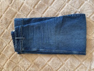 Jean Ancho H&M Azul Oscuro Talla 38