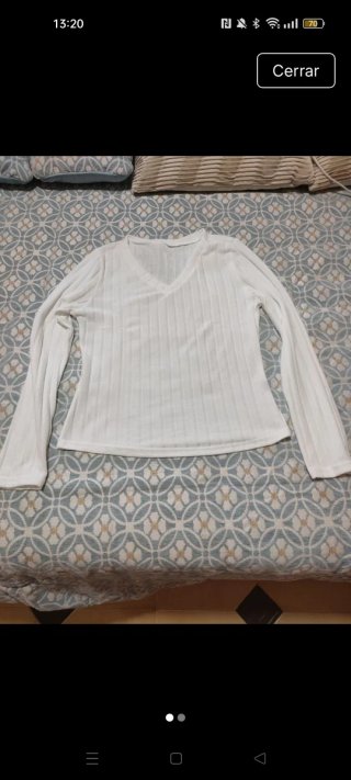 Jersey Blanco de Mujer